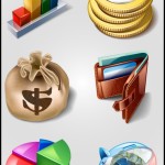 Kostenlose Finanz Icons für das eigene Webdesign von vandelaydesign
