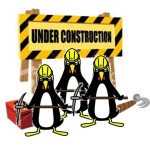 Pinguine under construction