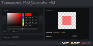 Transparente PNG Online Generator